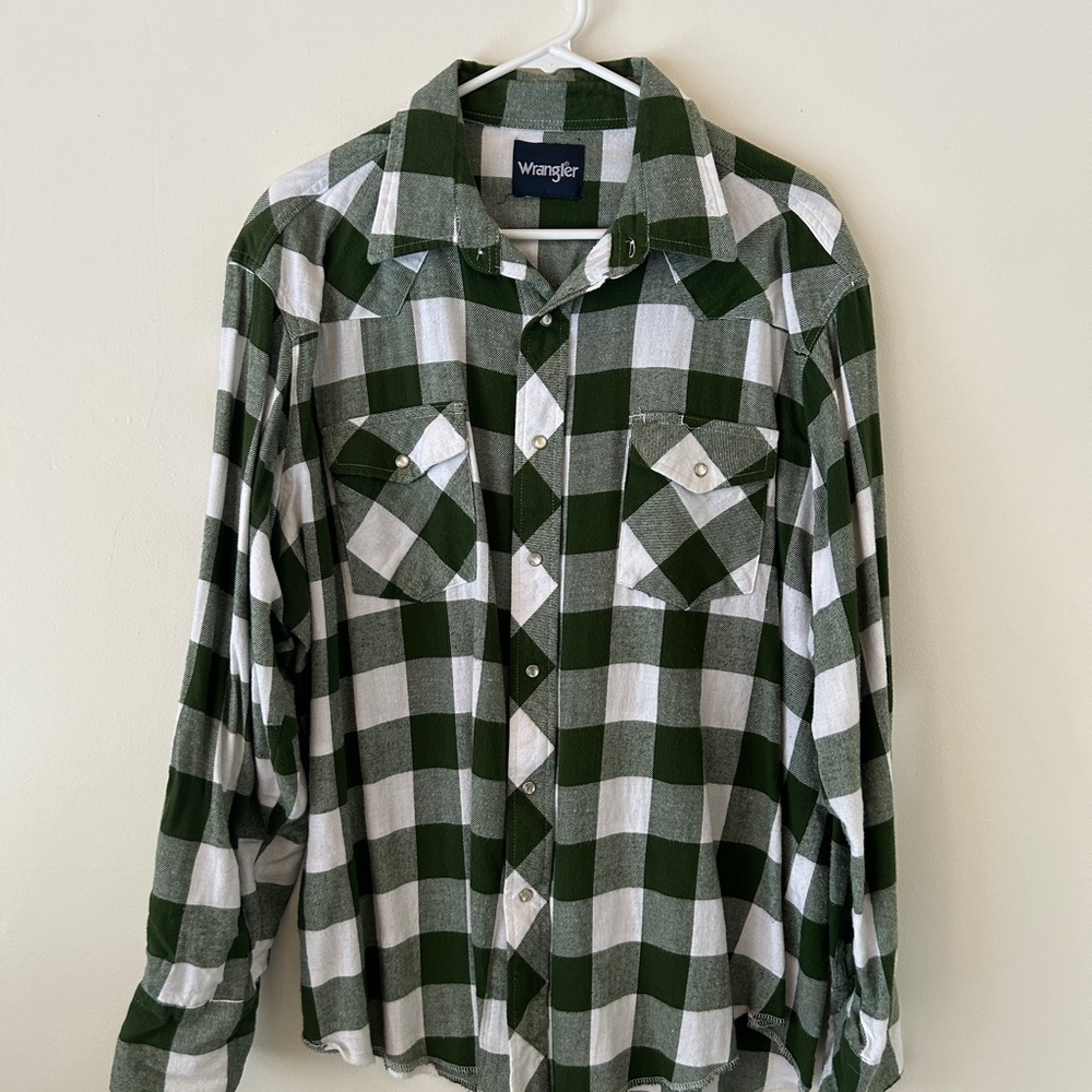 Wrangler pearl-snap flannel - Picture 5 of 6